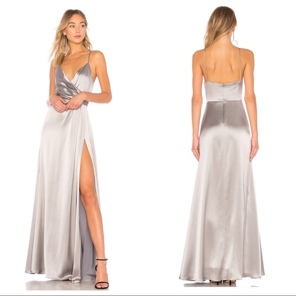 jill jill stuart wrap gown